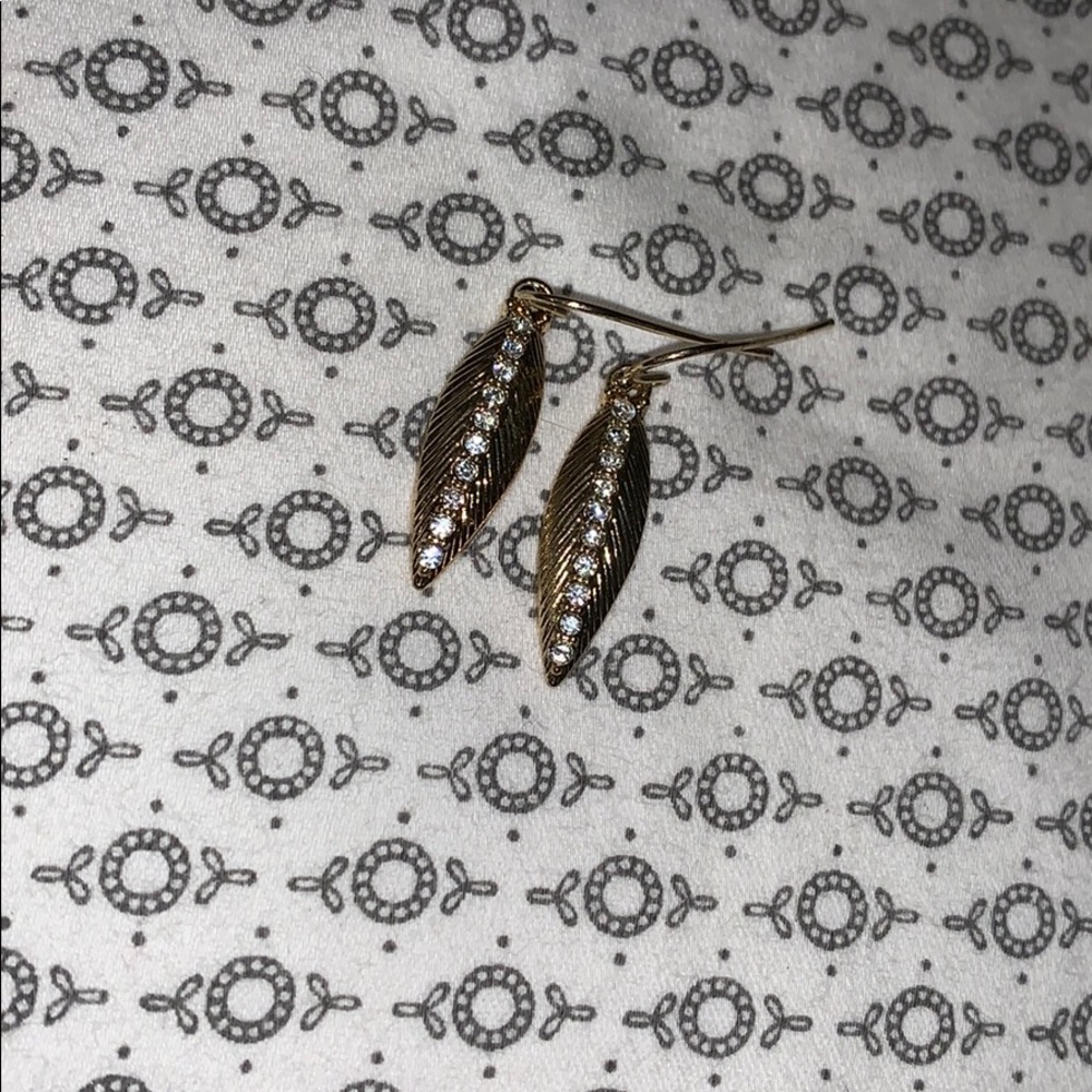 AEO Diamond feather earrings